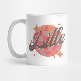 Lille City France Retro Vintage Dance Mug